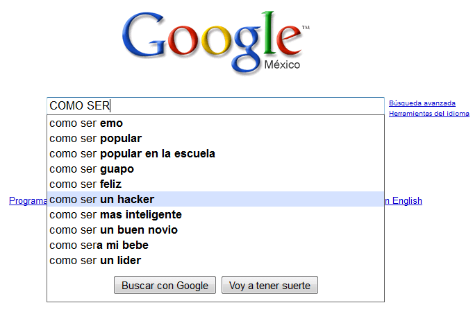 buscando en google