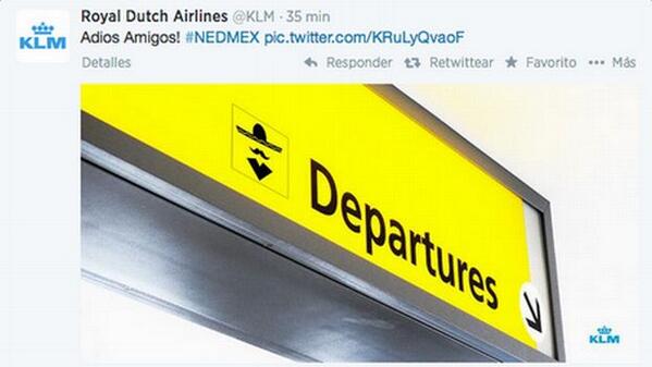Royal Dutch Airlines burla mexico