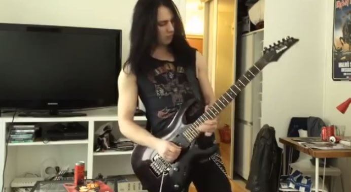 Solo de guitarra heavy metal peligroso