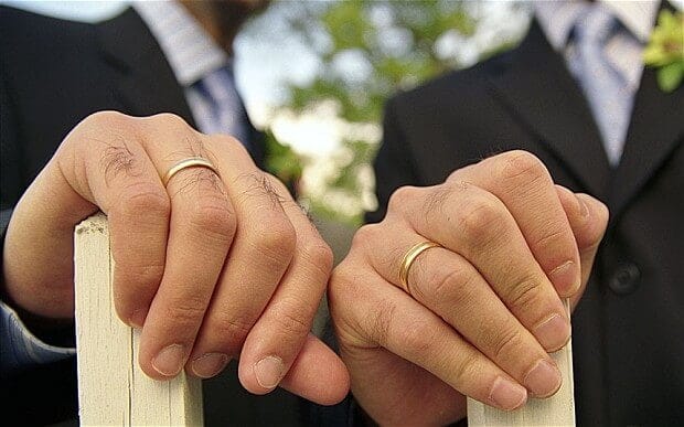 hay que apoyar el matrimonio homosexual