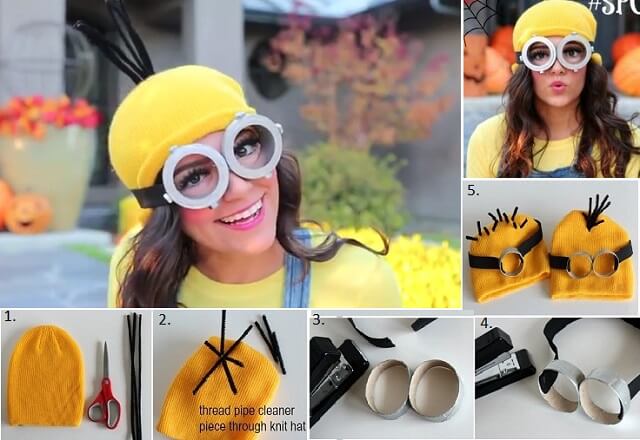 Glamour Víspera de Todos los Santos Pisoteando Hacer un disfraz de minion para halloween | NeoStuff