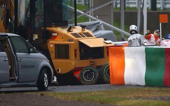 accidente Jules Bianchi 2014 f1