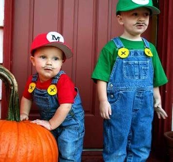 Disfraz de los hermanos bros para halloween