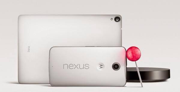 nexus 9, nexus 6 y nexus player