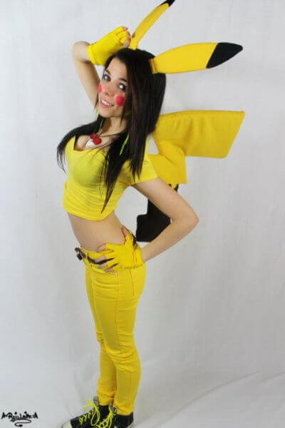 pikachu girl disfraz halloween