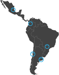 soicos en méxico, chile, argentina, brasil, colombia