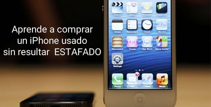 Consejos comprar iphone usado estafa segunda mano