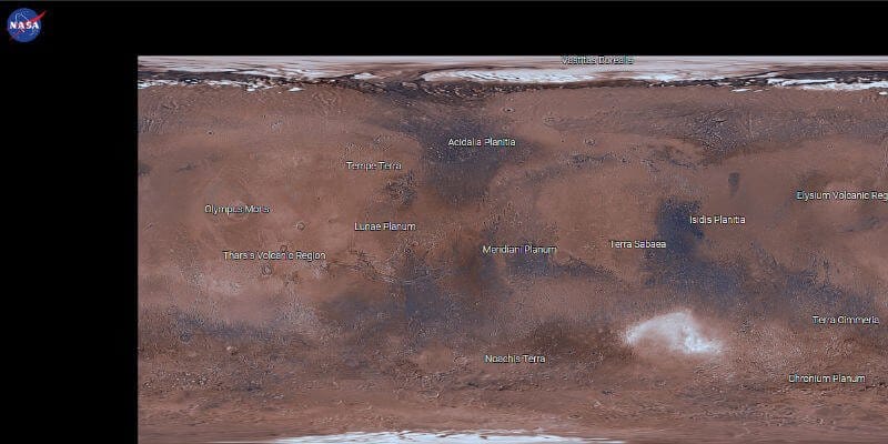 nasa marstrek app marte
