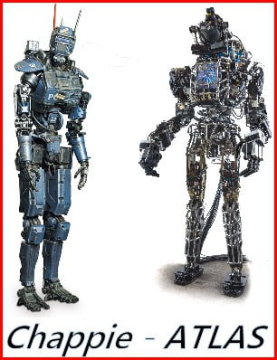 robot chappie vs atlas boston dynamics