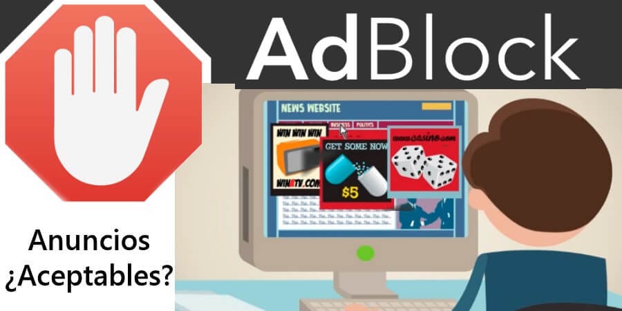 qué son los anuncios aceptables adblock