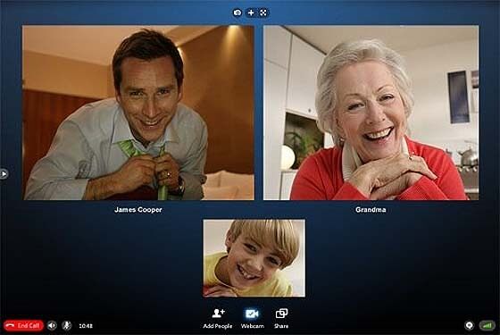 Skype vídeo llamada