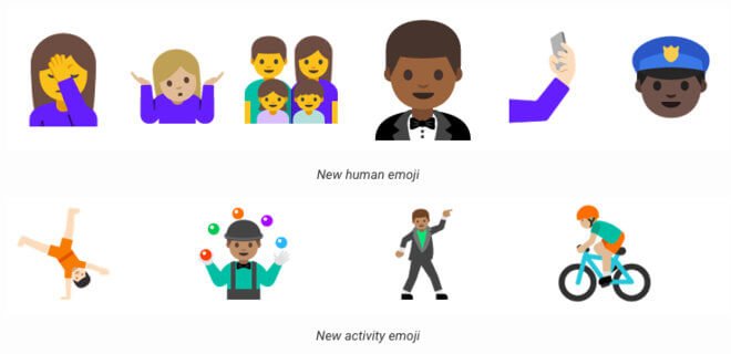 Emojis android N